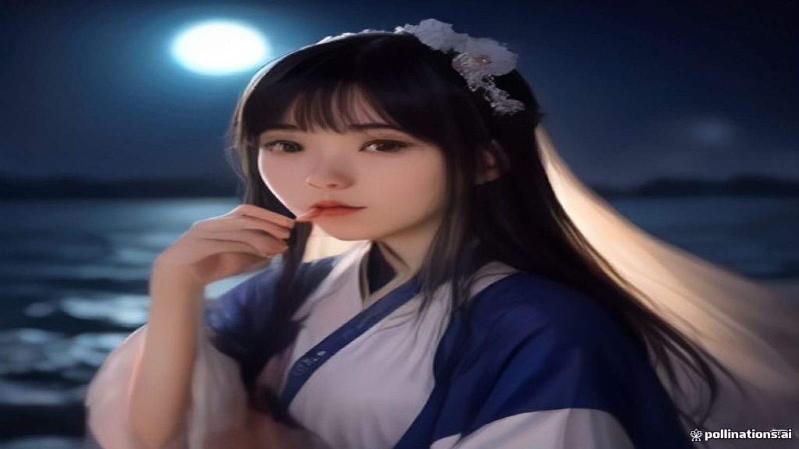 kok 深蓝夜色下的数据看板界面，多条曲线与柱状图在玻璃幕墙上泛着冷光